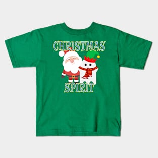 Christmas Spirit Kids T-Shirt